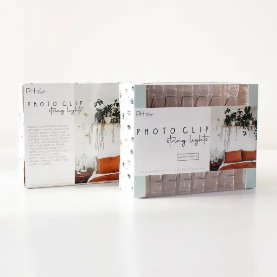 Perfect Holiday 12 LED Large Photo Clip String Light (Warm White) - Battery Operated {2}