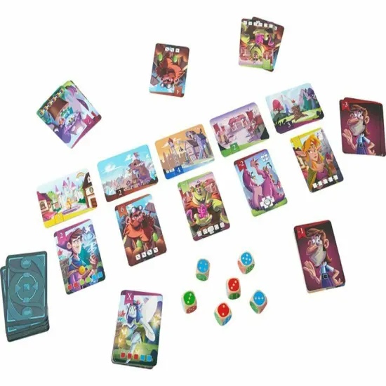 HABA King of The Dice - A Tricky Skill and Luck Competition Game for Ages 8 Years and Up (Made in Germany) Multicolor {3}