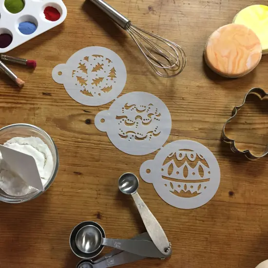 Christmas Balls Cookie Stencils | C234 by Designer Stencils | Cookie Decorating Tools | {5}