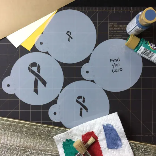 Find the Cure Cookie Stencils | C250 by Designer Stencils | Cookie Decorating Tools | {5}
