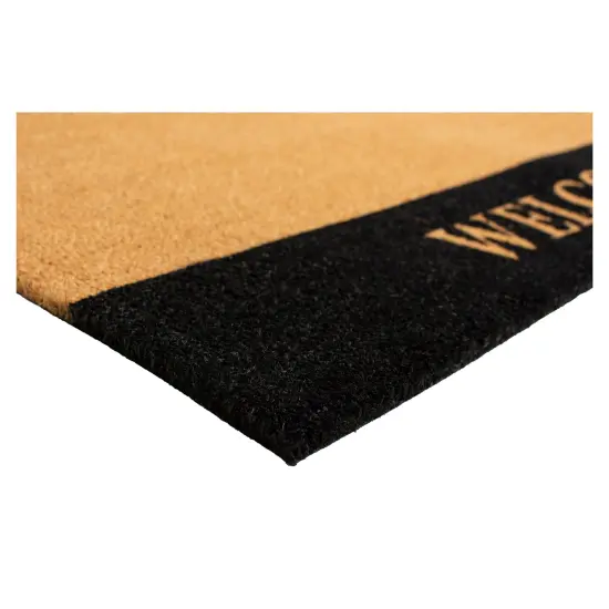104871729 Welcome Black Stripe Doormat {3}