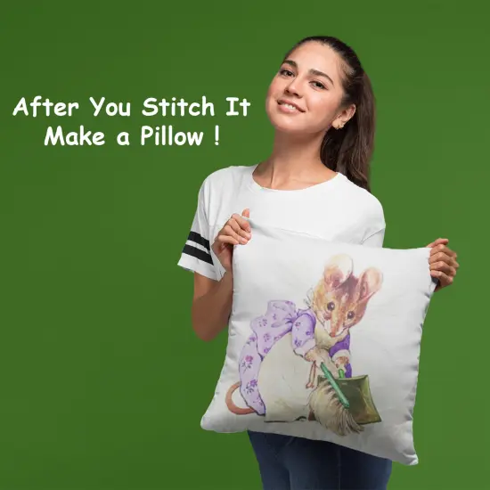 Hunca Munca Mouse Inspired by Beatrix Potter Counted Cross Stitch Pattern {4}