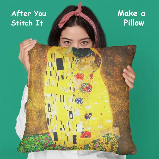 Art Nouveau Artist Gustav Klimt The KISS Counted Cross Stitch Pattern {3}