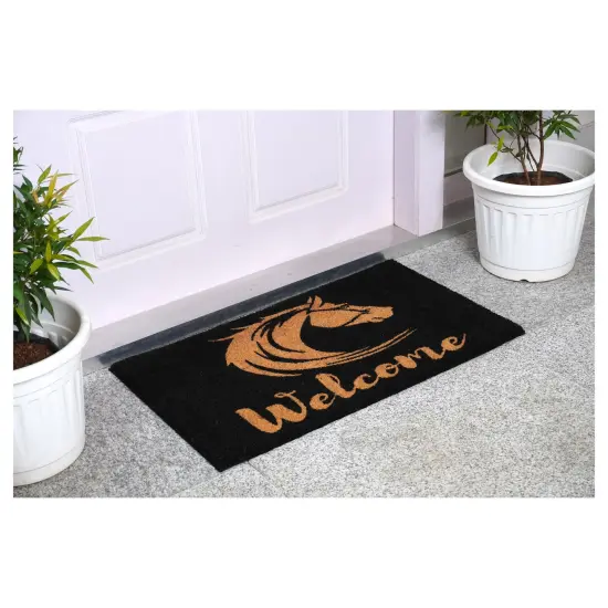 Stallion Welcome Doormat {4}