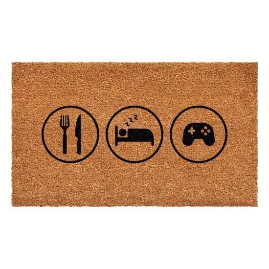 Eat Sleep Game Doormat {1}