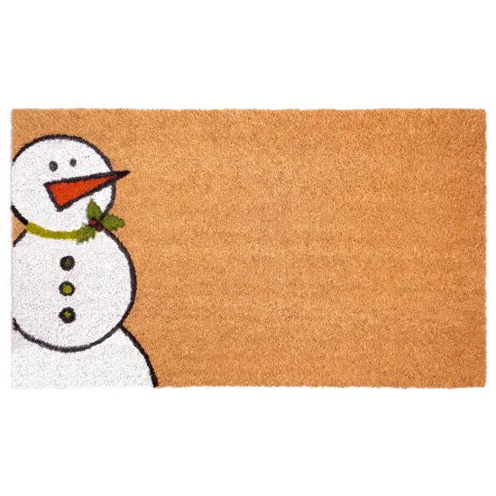 Winter Snowman Doormat {1}