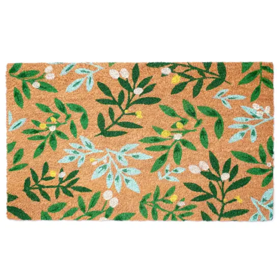 107481729 Botanical Olives Doormat {1}