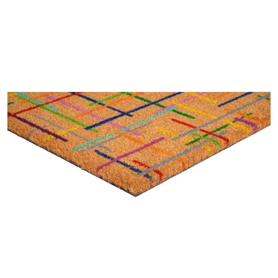 Colorful Lines Doormat {2}