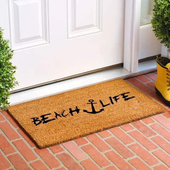 108541729 Beach Life Anchor Doormat {3}