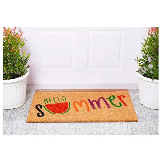 Hello Summer Doormat {4}