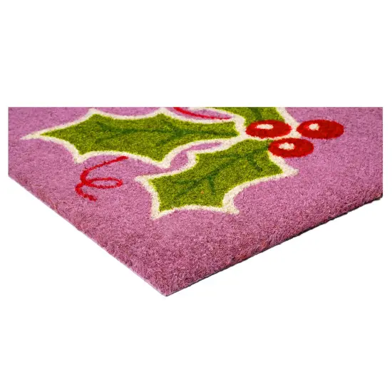 Holly Berry Doormat {5}