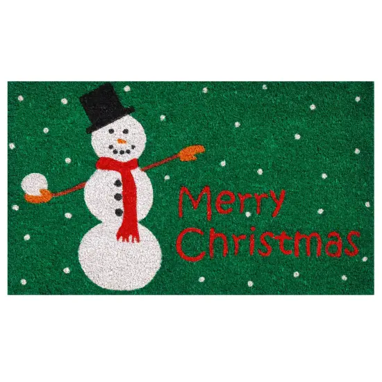 Christmas Snowman Doormat {1}