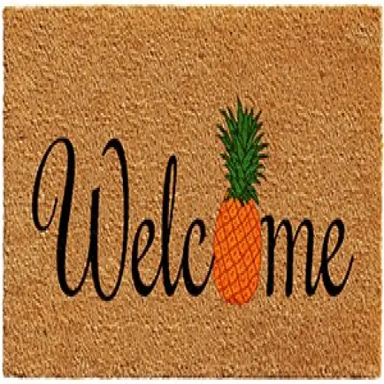 102301729 Pineapple Fun Doormat {1}