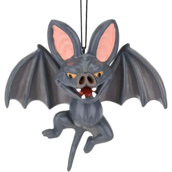 Flying Black Bat Halloween / Christmas Ornaments {1}