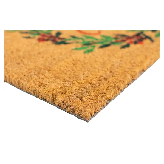 Christmas Wreath Doormat {2}