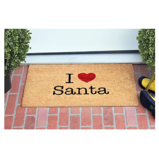 Love Santa Doormat {2}