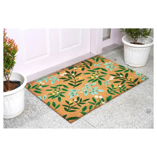 107481729 Botanical Olives Doormat {3}