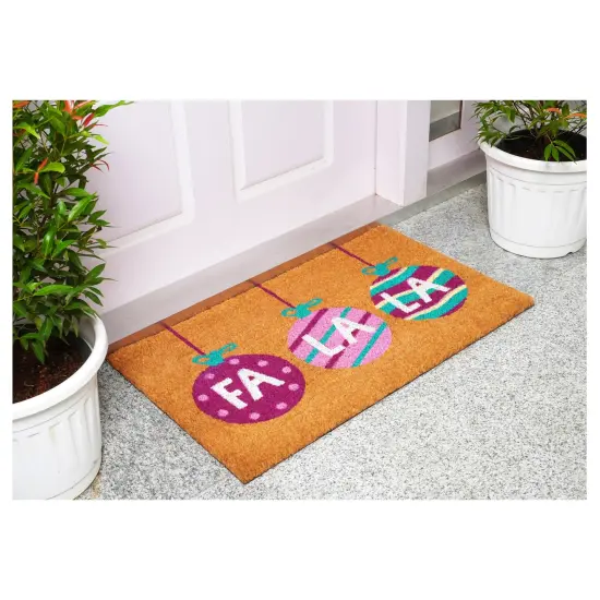 Fa La La Doormat {2}