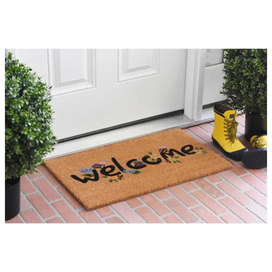 Spring Welcome Doormat {2}