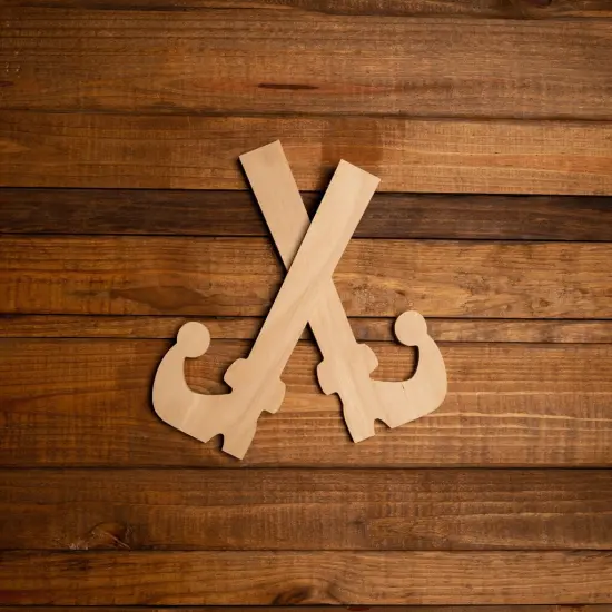 13 in. Unfinished Wooden Elf Leg Set of 2 {1}