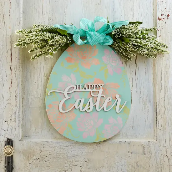 18 in. Unfinished Wooden Egg {2}