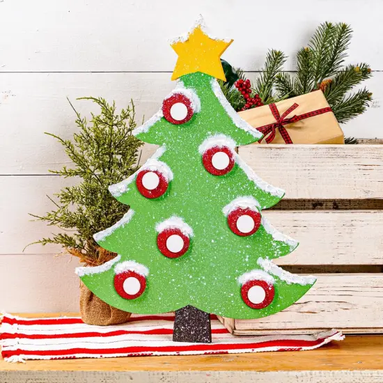 21 in. Unfinished Wooden Tree Shape {2}