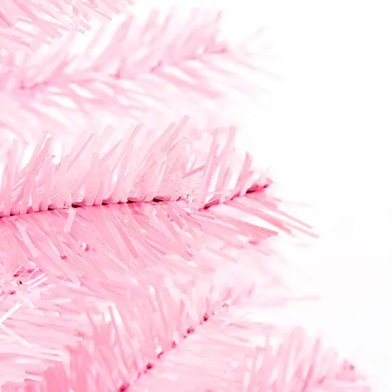 Perfect Holiday 6ft Norway Pine Artificial Christmas Tree Pink {2}