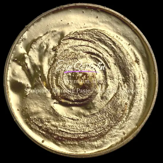3D Premium Sculpture Painting Paste|Texture Paste|Decorative Plaster|Ready to Use|Ideal for Artwork|Stencil|Flowers|Texture|Art Relief|New Formula| 6 oz by Volume|Ezgi Sertcetin Clementine orange {7}