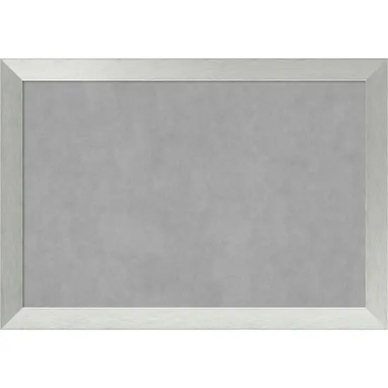 Magnetic Boards, Home Office Boards (40x28 in.) Brushed Sterling Silver Framed Organization Boards {1}