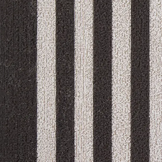 DII Navy/White Stripe Outdoor Floor Runner 3x6-ft {5}