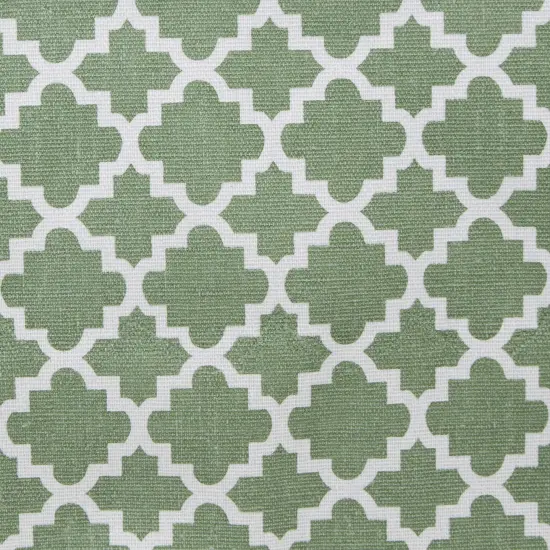 DII PE-Coated Cotton Polyester Laundry Bin Lattice Artichoke Green Rectangle Extra Large 12.5x17.5x10.5 (Set of 2) {5}