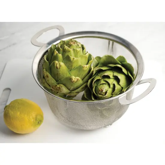 RSVP Intl Mesh Basket - Wide Rim {2}