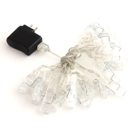 Perfect Holiday 40 LED 5M Clip String Light - Warm White {4}