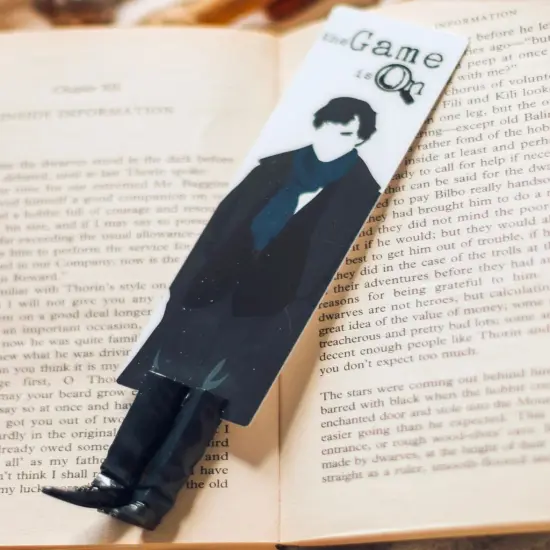 Sherlock Holmes, Gift Unique Bookmark, Handmade Bookmark, Father Gift, Book Accessories for Friend {1}
