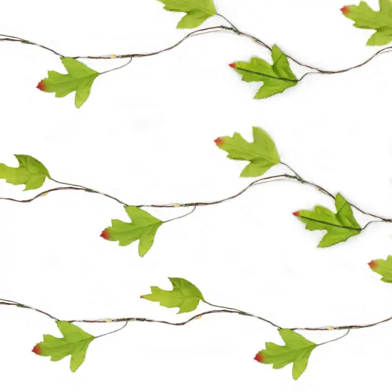 Perfect Holiday 20 LED Maple Leaf Fairy Lights - Battery Operated {1}