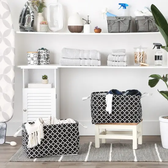 DII Dusty Lilac Small Oval Crochet Bath Mat {5}