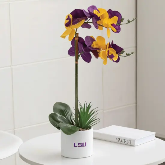 LSU Faux Snake Plant, Hydrangea and Orchid (3 Pack) - Ultimate Fan Gift Bundle {4}