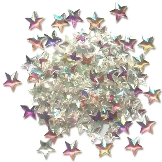 Buttons Galore Sparkletz&reg; Embellishments Bundle, Iridescent Diamonds Stars-18 Grams {3}