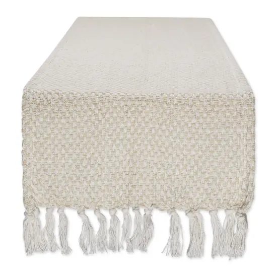 DII Natural Woven Table Runner 15x72 {1}