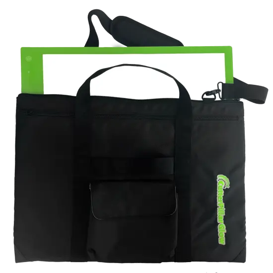 Highly Functional Paded Nylon Bag for Premium-Basic Glows With Shoulder Strap, Zipped Pockets {4}