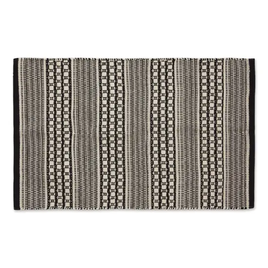 DII Antique Green & White Waffle Knit Throw {1}