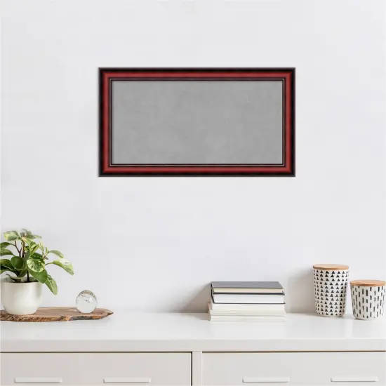 Magnetic Boards, Home Office Boards (27x15 in.) Rubino Cherry Scoop Framed Organization Boards {6}