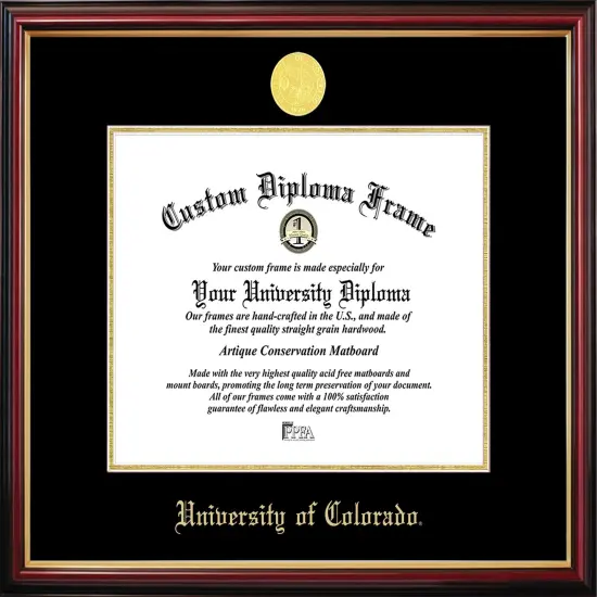 University of Colorado Petite Diploma Frame {1}