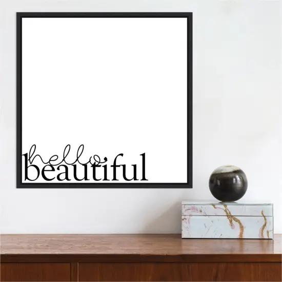 Love Quotes IV by Anna Hambly 16-in. W x 16-in. H. Canvas Wall Art Print Framed in Black {4}