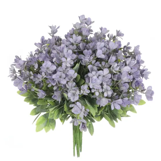 Grand Verde Wildflowers Artificial Flowers Real Touch Bouquets Faux Ranunculus Bulk Greenery, 10pcs Lilac-Purple {1}