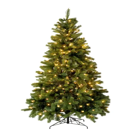 Perfect Holiday 6ft Pre-lit Nobel Fir Artificial Christmas Tree {1}
