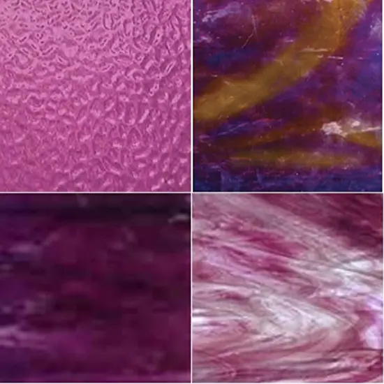 4 Sheet Purple Variety - Stained Glass Sheet Pack Options {3}