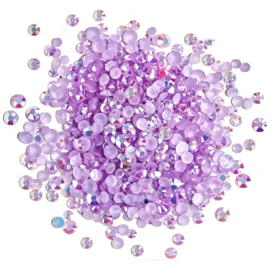 Buttons Galore and More Flat Back Jewelz Bundle in Gemstone Iridescent Colors - Over 4000 Gems {4}