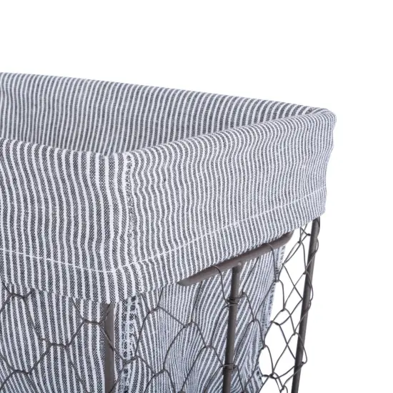DII Chicken Wire Basket (Set of 5) Ticking {2}