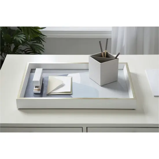 Amanti Art Decorative Wood Tray 13"x19" featuring 'Facade' by Urban Road by Urban Road Framed Art Print {1}